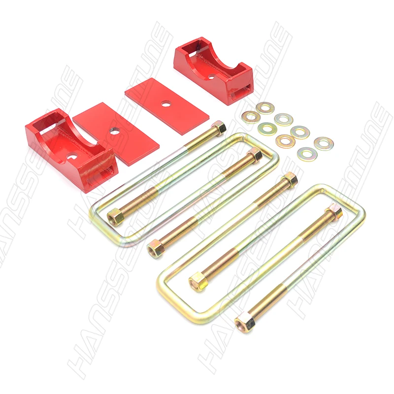 HANSSENTUNE 4x4 Accesorios 2" Rear Lowering Billet Blocks Kit for Hilux Vigo 2004