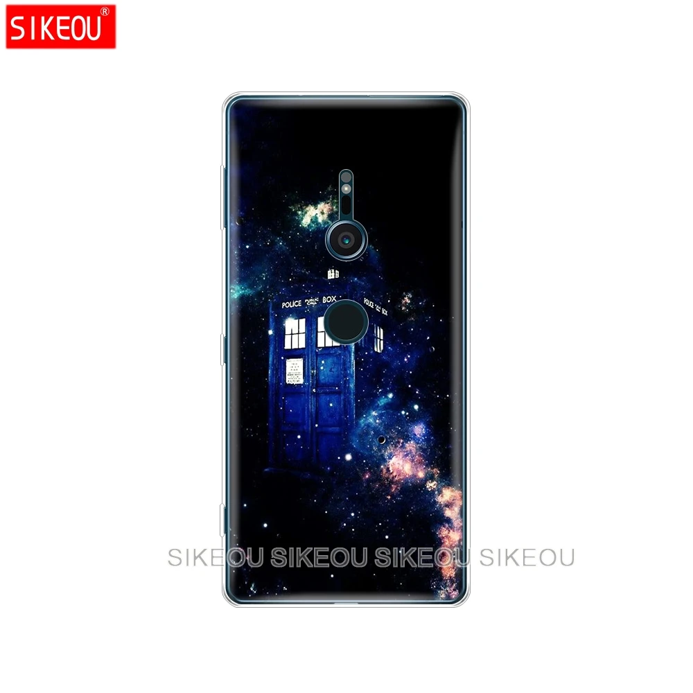 Силиконовый чехол для телефона sony xperia XA1 XA2 ULTRA PLUS L1 L2 XZ1 XZ2 compact XZ PREMIUM Tardis Box Doctor