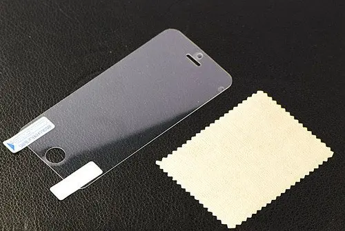 50PCS/LOT Clear screen protector for iphone5+50pcs clear cloth free shipping without retail package | Электроника