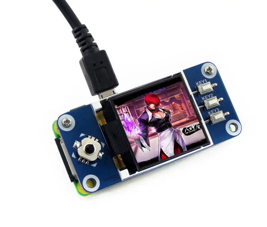 1,44X128 HD 128 дюймов 65 к цвет игровая консоль 3,3 В RGB SPI ЖК-дисплей шляпа игровой плеер для Raspberry Pi 2B 3B 3B+ Zero ZeroW