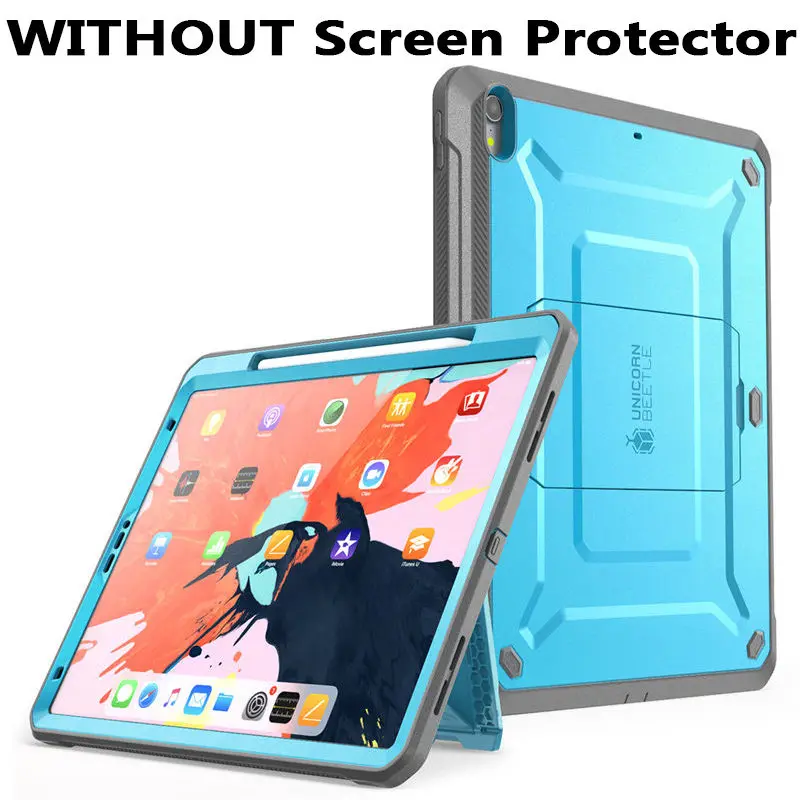 Blue 2 SUP чехол, совместимый с Apple Pencil для iPad Pro 11, чехол UB PRO, прочный Чехол со встроенным защитным экраном и подставкой - Цвет: Blue 2