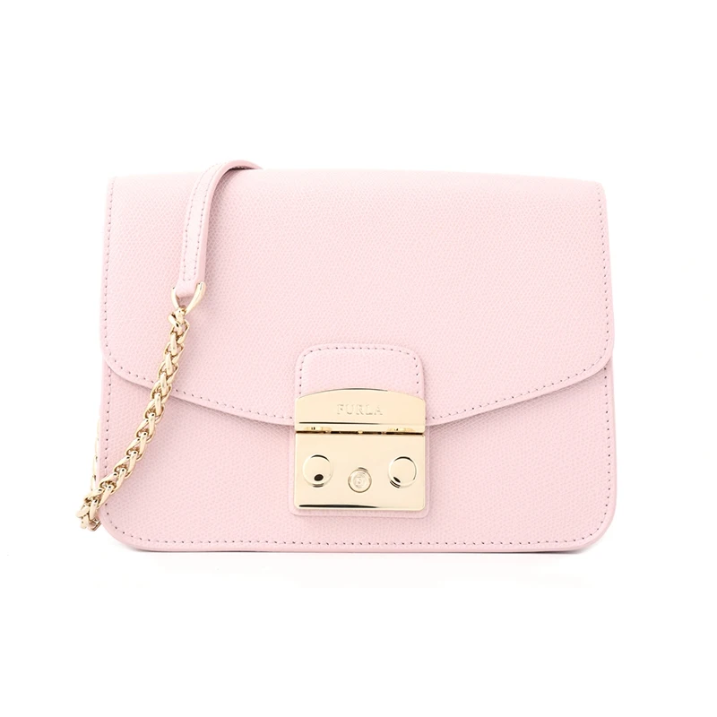pink115012918 FURLA METROPOLIS BNF8 светильник серая сумка через плечо BNF8 - Цвет: pink115012918