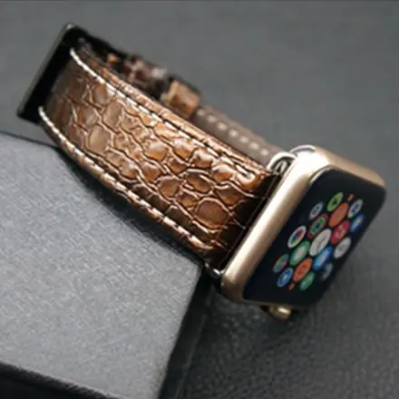 Роскошный ремешок для часов Apple iWatch Biel из натуральной кожи Ремешки наручных Series 1 2