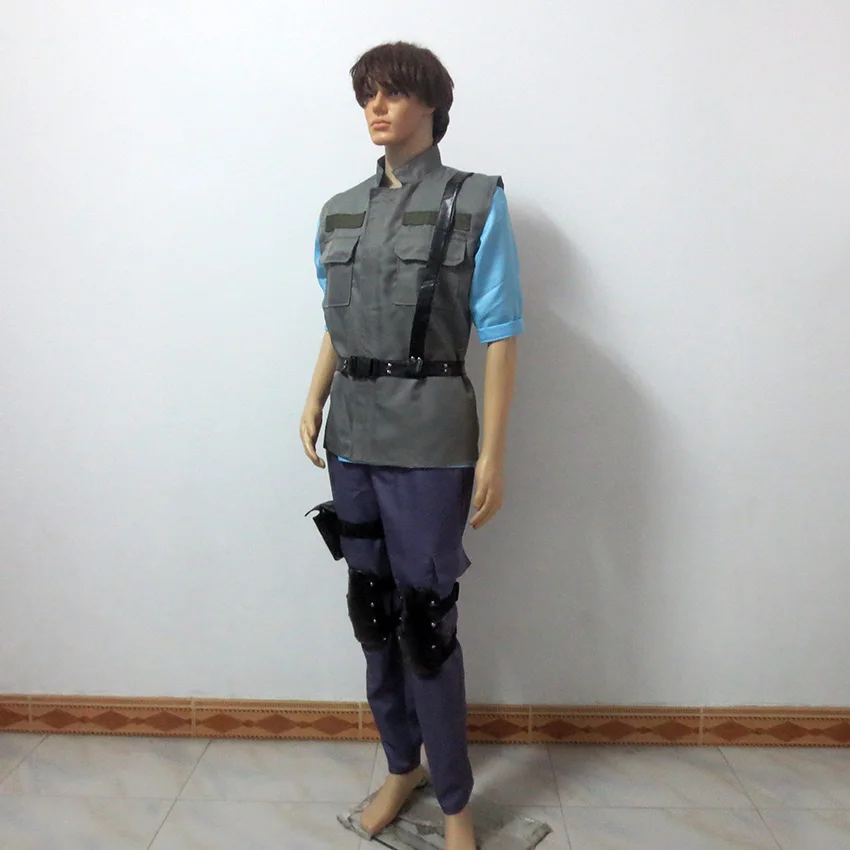 Костюм для косплея Криса Редфилда костюм рождественской вечеринки и Хэллоуина