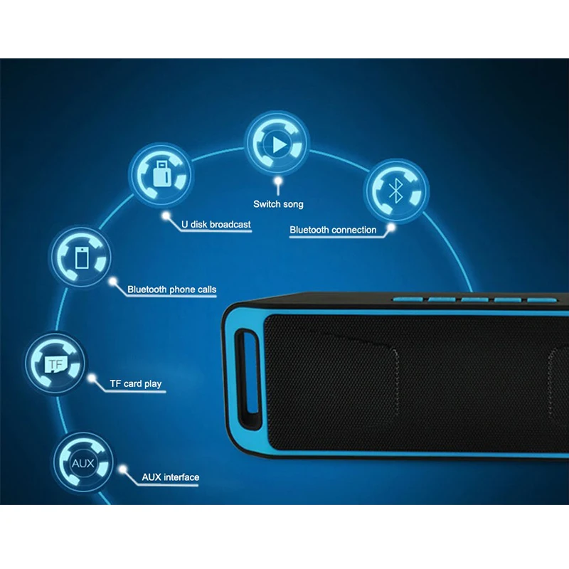 Bluetooth Динамик Портативный мини стерео от Беспроводной Смарт громкой связи