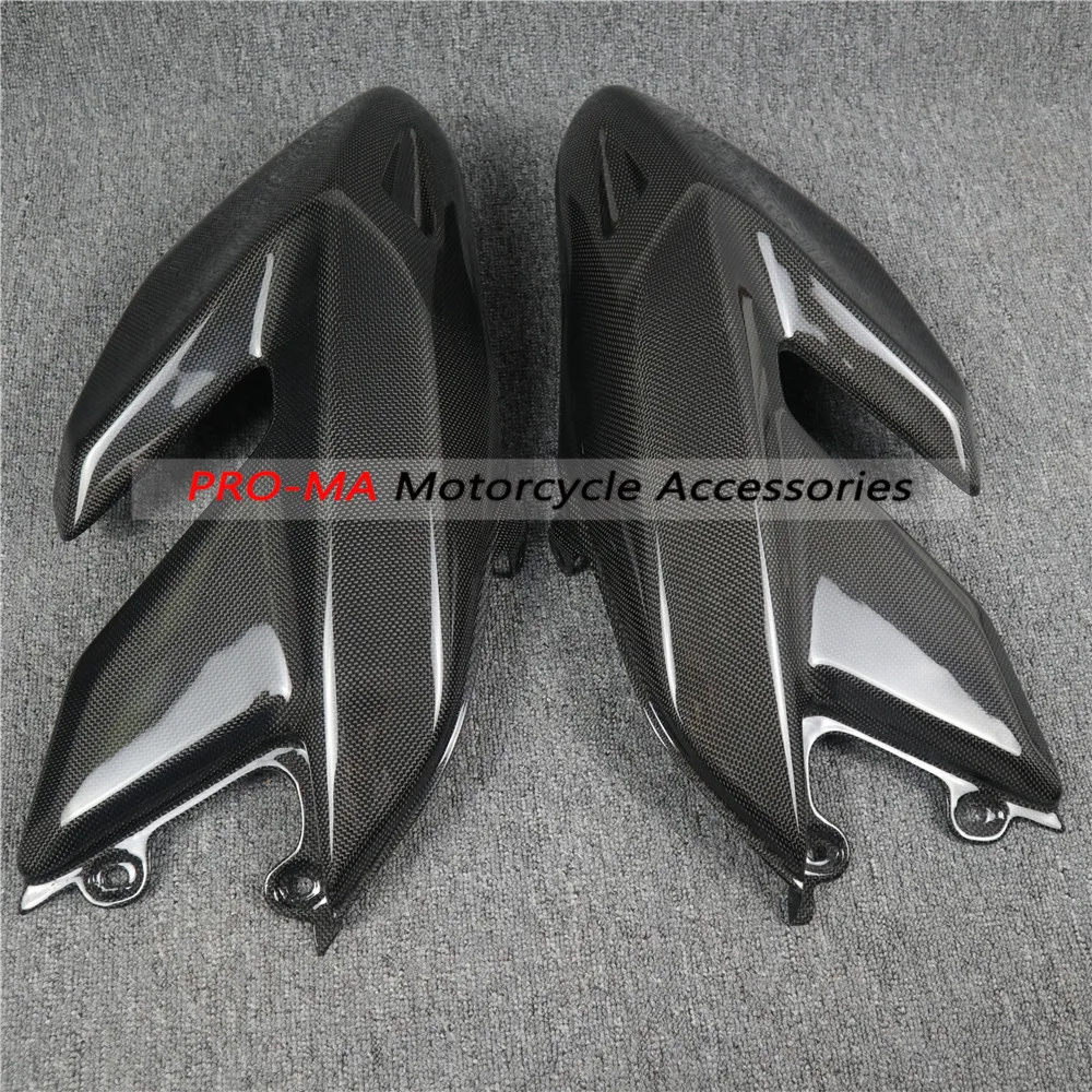 Боковые панели мотоцикла из углеродного волокна для hyperducati Motard 796 1100 1100S гладкая