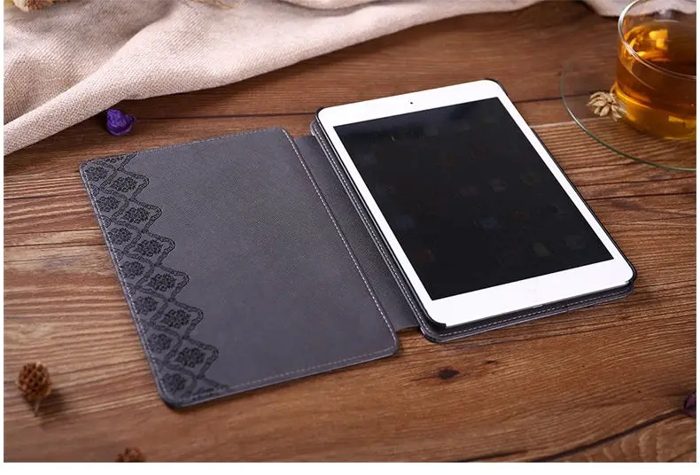 Роскошный Ретро Чехол книжка из искусственной кожи для apple ipad mini 1 2 3 4 Магнитный