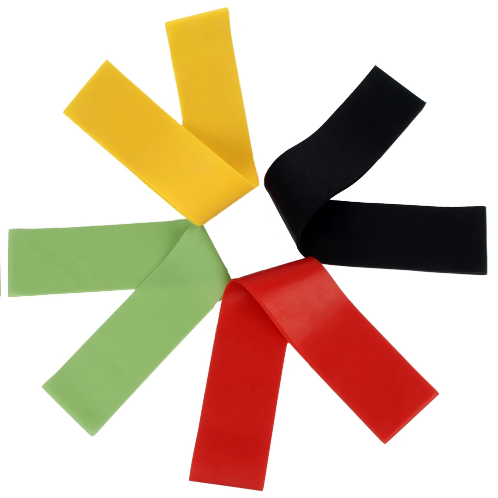 4 шт. Моток эластичной ленты для занятий йогой полосы резиновые Фитнес сила
