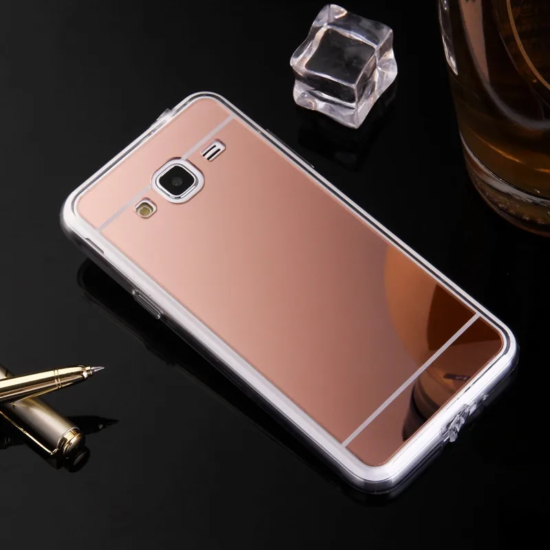 Зеркальный чехол мягкая задняя крышка из ТПУ для Samsung Galaxy J1 J5 J7 A5 A7 2016 J3 A8 S3 S6 S7 Edge Plus