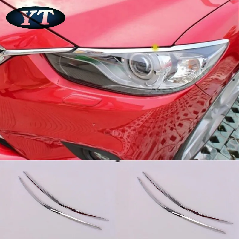 Накладка на переднюю решетку автомобиля декоративная накладка для Mazda 6 2014 2015 ABS