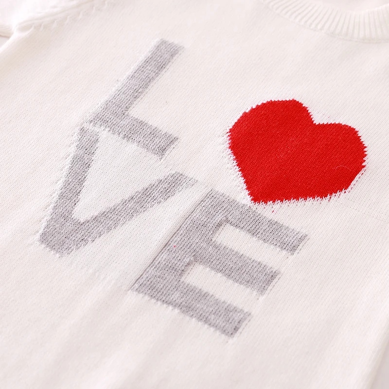 Auro Mesa infantil для новорожденных Вязаный комбинезон с надписью Love импортная одежда