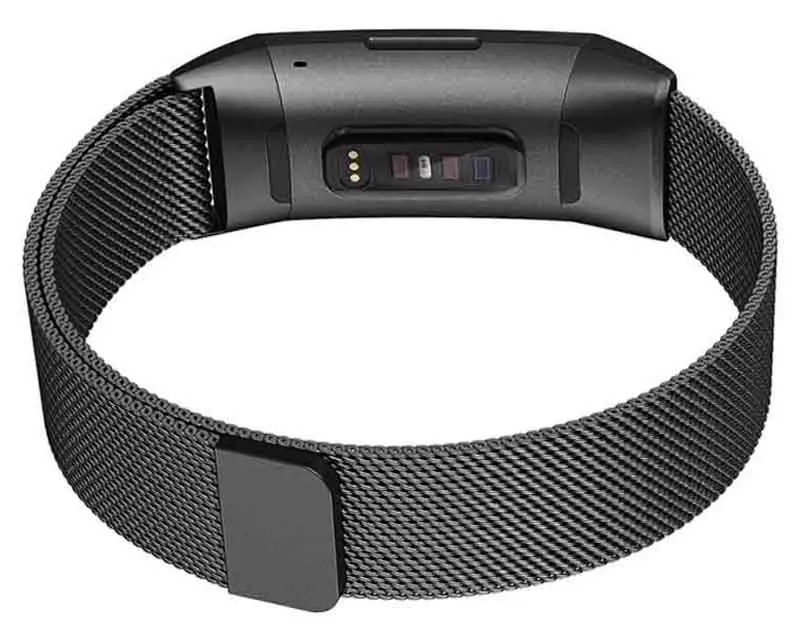 Металлический Миланский ремешок для Fitbit Charge 3 Band Wrist smart фитнес-браслет ремешок аксессуары спортивные часы Correa Pulsera