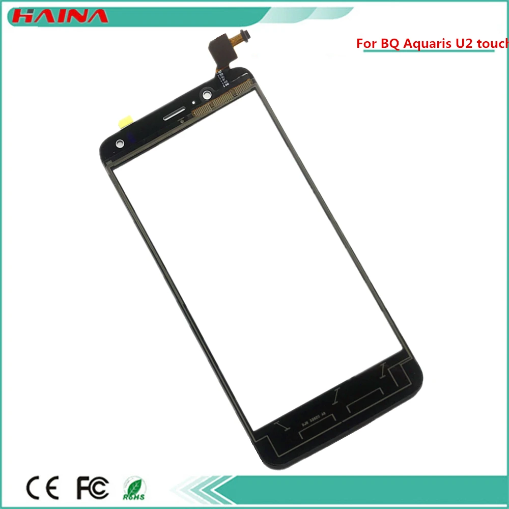 5,2 inch телефон ЖК-для BQ Aquaris U2 ЖК Экран дисплея и Сенсорный экран сборки замену черный Цвет с лентой 3M