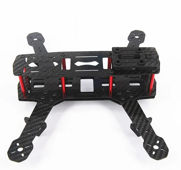 Горячая Qav250 углеродное волокно Qav 250 рама батареи моторы Tamiya Hsp Fpv Квадрокоптер бесщеточная камера затемнение
