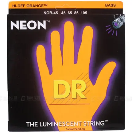 Струны dr NEON высокой четкости 4-струны бас суперструны бас гитары, 40-100 или Средний 45-105