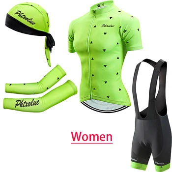 4 in 1 Phtxolue женские майки для велоспорта комплект Майо Ropa Ciclismo горный велосипед одежда для велоспорта комплект для велоспорта - Цвет: 4 in 1
