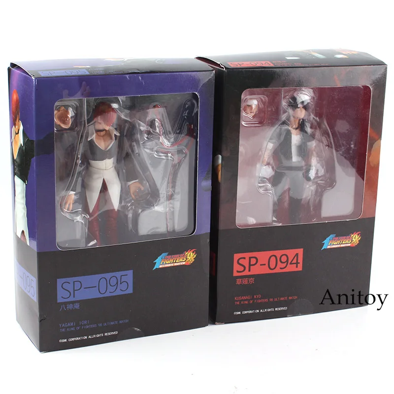 Король бойцов 98 конечный матч Figma SP-094 Кио Кусанаги/Figma SP-095 Iori Yagami ПВХ Фигурки Коллекционная модель игрушки