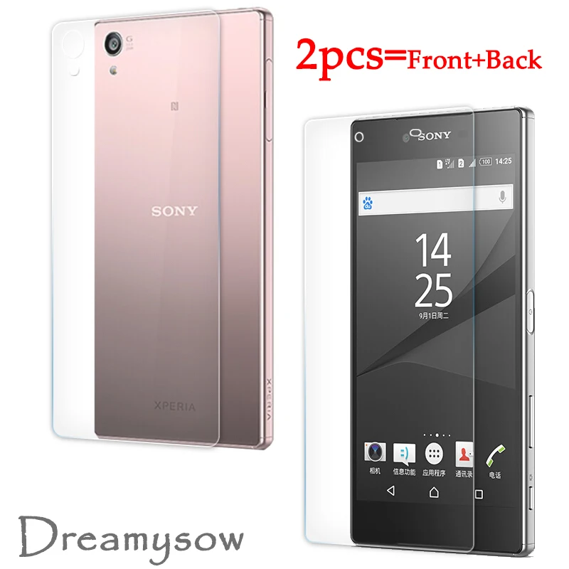 Передняя + задняя = 2 шт Защитная пленка для экрана Sony Xperia Z L36H Z1 L39H Z2 Z3 Z5 Compact Premium Z4 M4