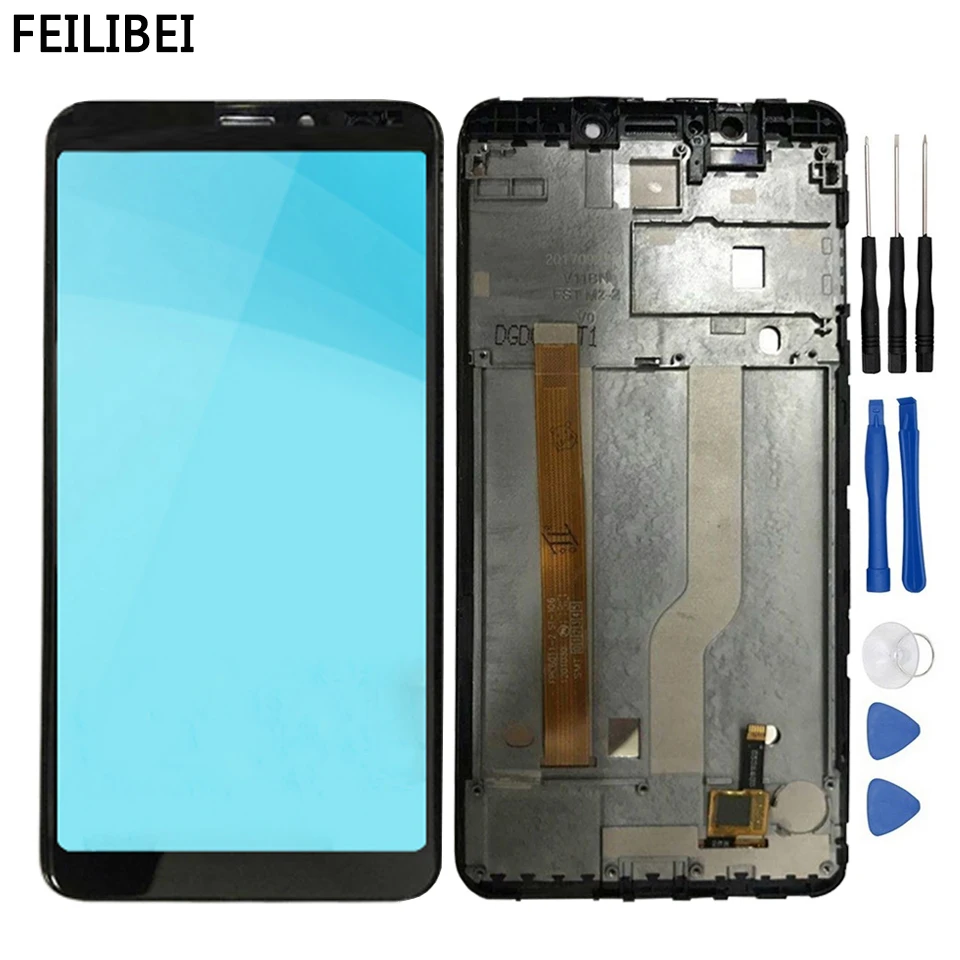 Дисплей для Wiko View XL lcd сенсорный экран в сборе 5 99 "для ЖК-дигитайзер с FreeTools |
