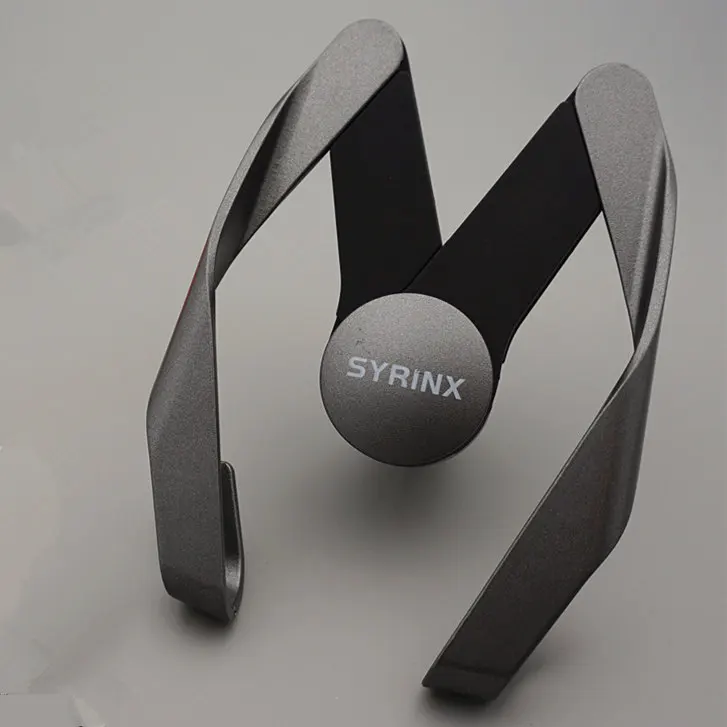 gray color SYRINX стильный держатель для мобильного телефона, металлический Автомобильный держатель для iPhone 4S 5 5S 5se 6 6s 7 plus 8 x samsung - Цвет: gray color