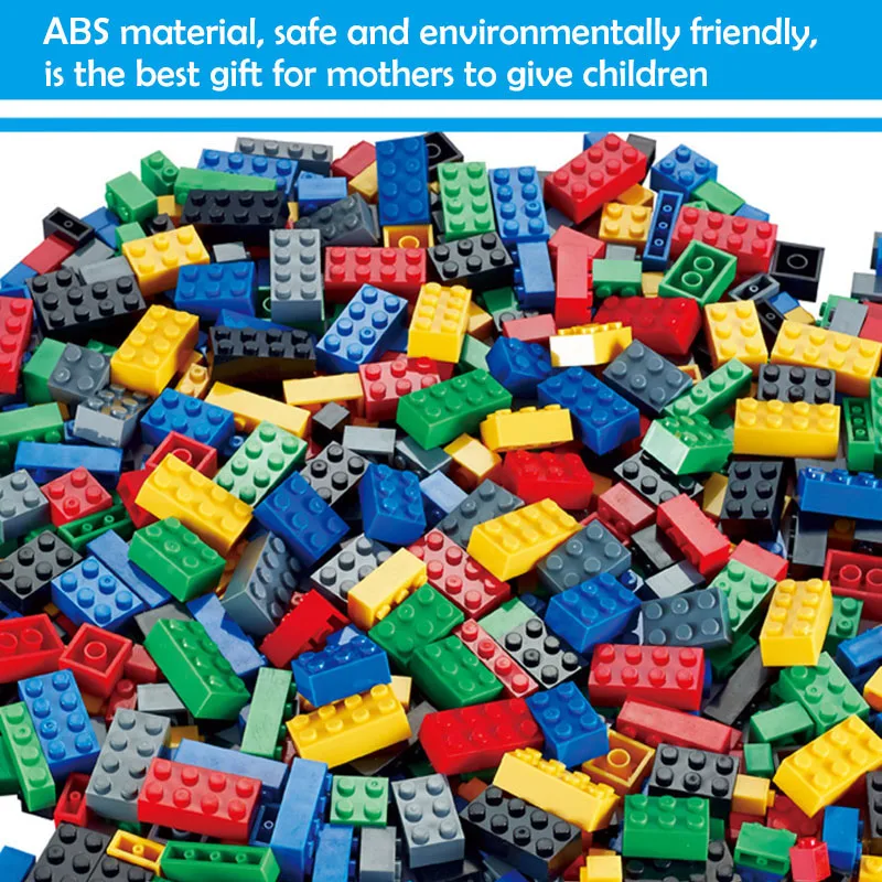 

1000Pcs Building Blocks Toys For Children Compatible With Classic City Bricks Accessories Kids DIY Creative Building Blocks Toys