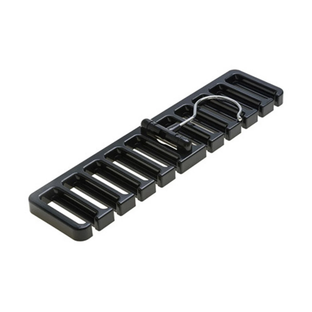 Space Saving Multi Compartment Closet Belt Rack Sturdy Wardrobe Organizer With Iron Hook Orderly Tie Scarf Store ABS | Дом и сад