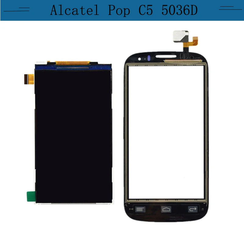 Высокое качество 4 5 ''для Alcatel One Touch Pop C5 5036D OT5036 OT5036D ЖК-дисплей экран +