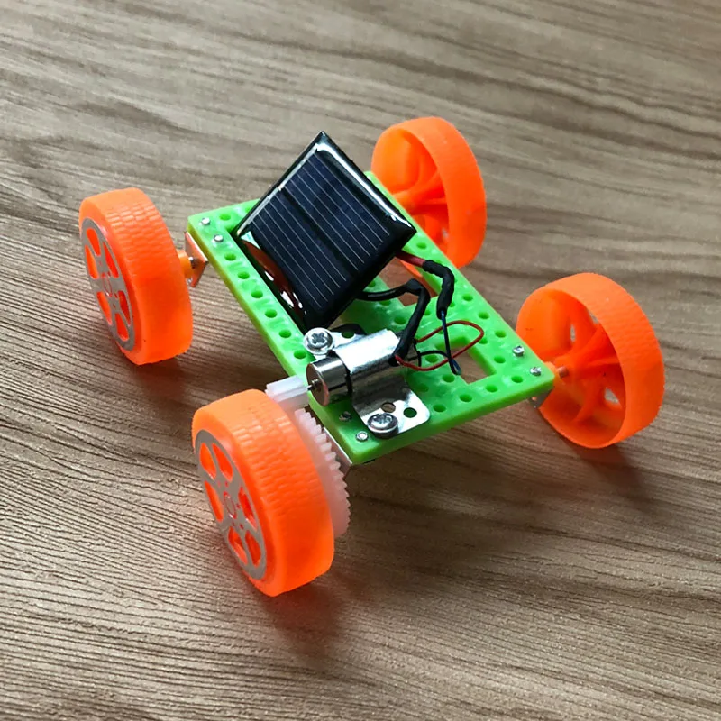 DIY аксессуары для игрушечного автомобиля на солнечной батарее мини игрушка
