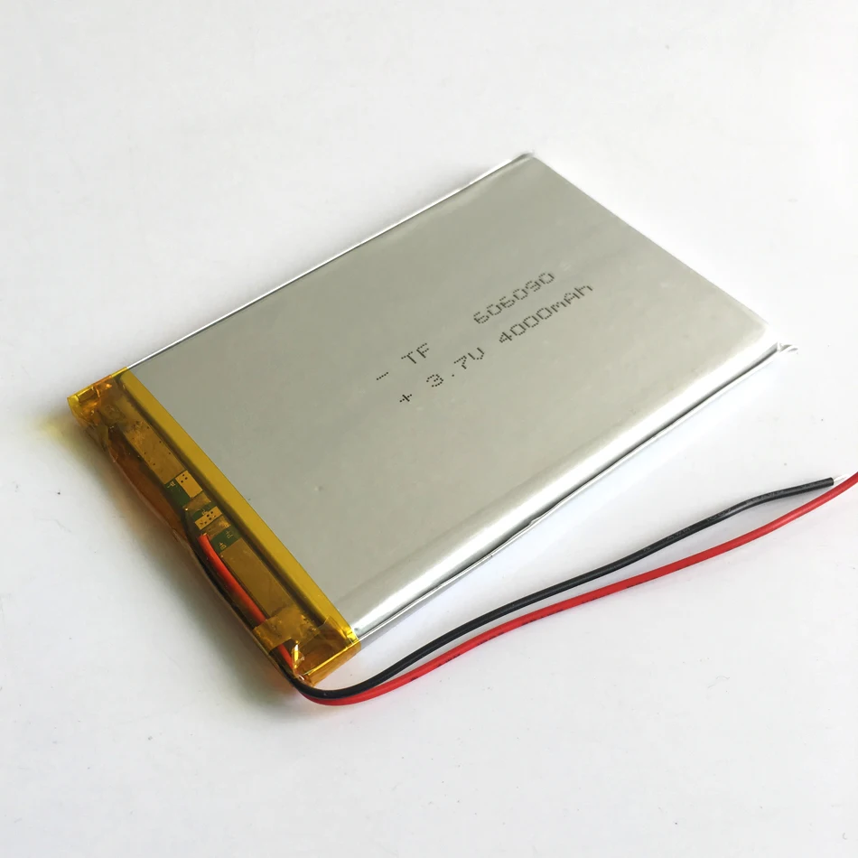 Литий полимерная аккумуляторная батарея 3 7 в 4000 мАч 606090 для GPS PSP DVD PAD E Book tablet pc power