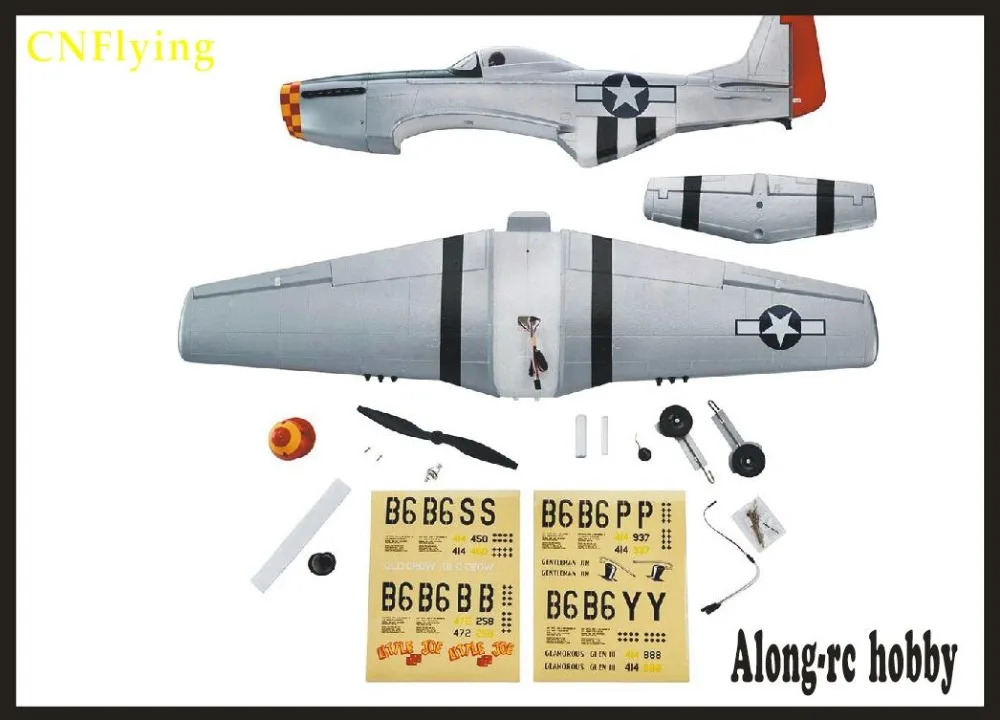 EPO самолет warII RC модель ру аэроплана хобби игрушка размах крыльев 1016 мм p-51 Р51 Мустанг истребитель(есть комплект или PNP набор
