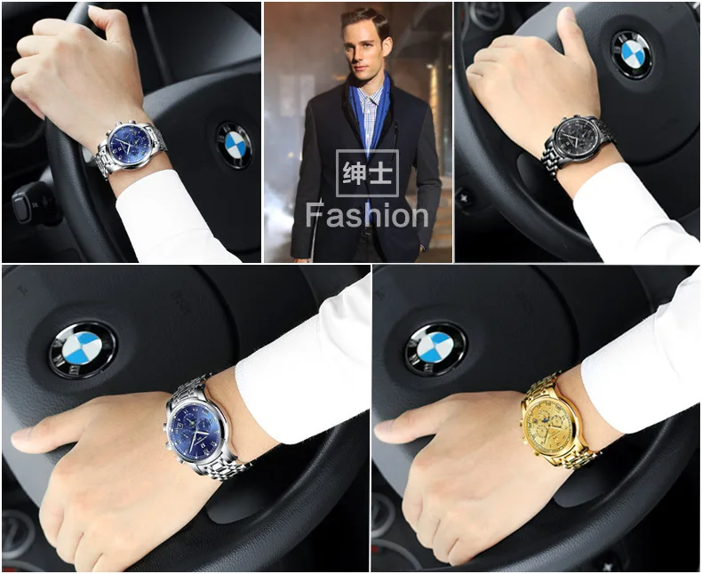 Zegarki Meskie марка multi механические часы для мужчин модные Montres водостойкие Защита от