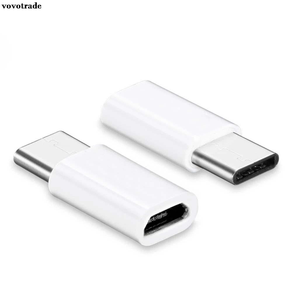 Vovotrade 2 Упаковка USB C Type к Micro адаптер для зарядки данных LG G5/Nexus 6 P/5X смартфон