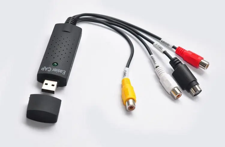 Продвижение цена USB 2.0 легче крышка DC60-007 TV DVD VHS а . в аналоговый сигнал аудио видео