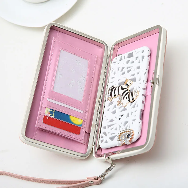 Prettyzyz длинный женский кошелек на высоком каблуке Женский бумажник для телефона