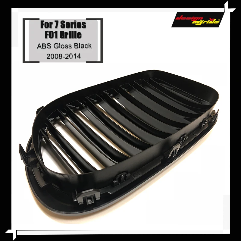 Пара F01 Передняя решетка ABS глянец Черный для грили M Style 740i 740Li 745i 750i 760Li двойная