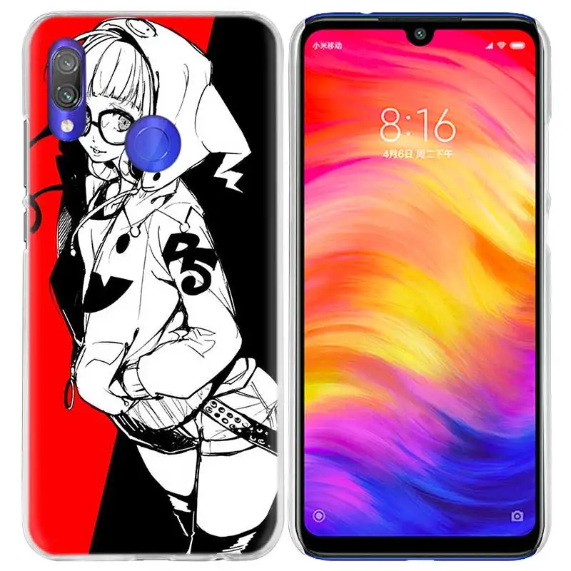 03 Чехол для телефона P5 Persona 5 аниме для Xiao mi Red mi Go Note 7 6 6A Pro S2 5 5A 4X mi A1 A2 9 mi x 3 5G 8 lite Play F1 - Цвет: 03