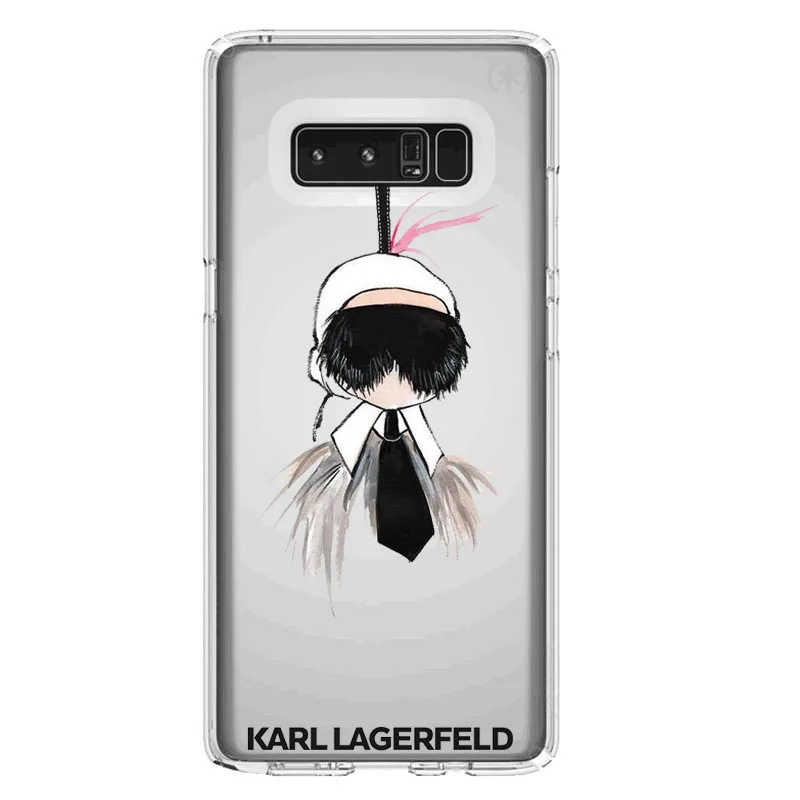 Karl Lagerfeld чехол для телефона из мягкого силикона ТПУ с рисунком телефонные чехлы
