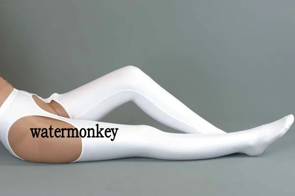 New Style women Sexy Spandex Long Stockings Open Crotch Halloween cosplay many colors |