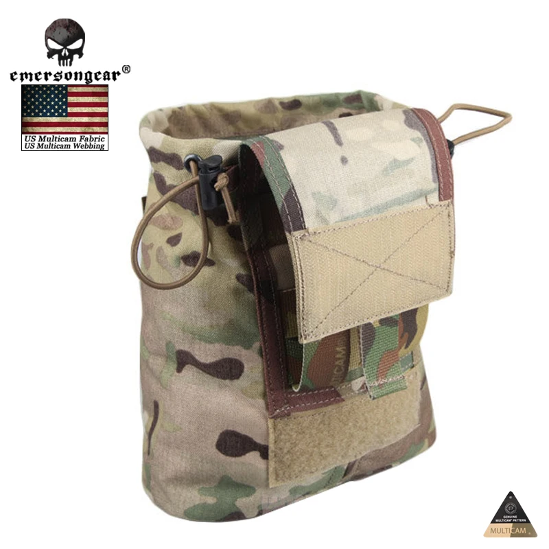 Emersongear складной мешок для сброса Мультикам MOLLE тактический большой магазина US 500D