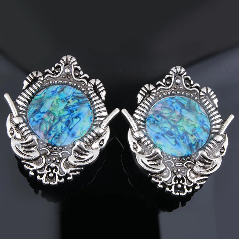 2 шт./лот седло для верховой езды со слоном из нержавеющей стали 316L Ушная пробка