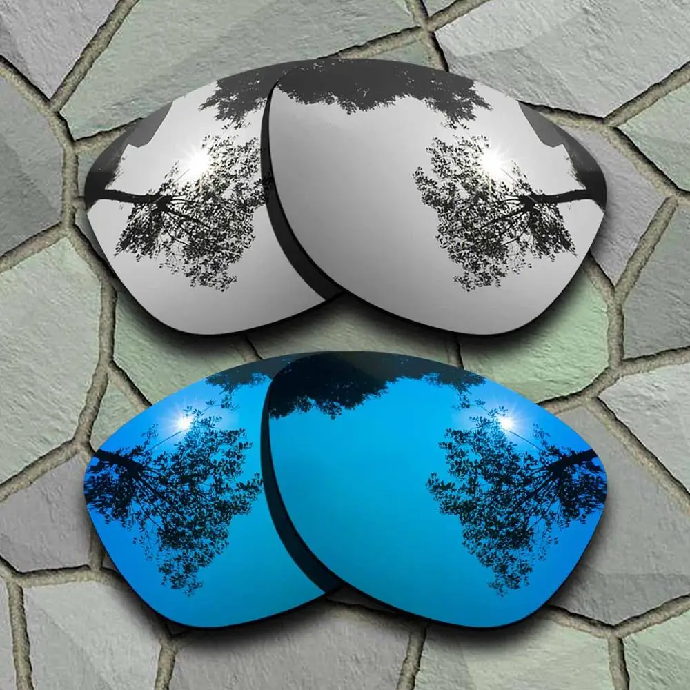 Sky Blue-Chrome Солнцезащитные очки поляризованные Сменные линзы для Oakley Frogskins-сорта - Цвет линз: Sky Blue-Chrome