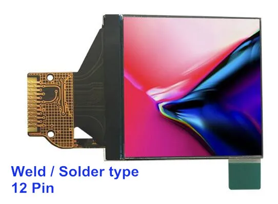 Горизонтальная панель ЖК дисплея TFT 1 3 дюйма 240*240 24pin штепсельный разъем ST7789