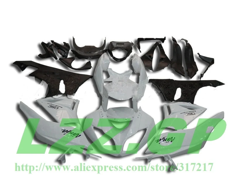 

white black fairings for Kawasaki Ninja ZX 6R 2009 2010 2011 ZX6R 09 10 11 ZX-6R 09 10 11 Fairing kit Free custom Z11