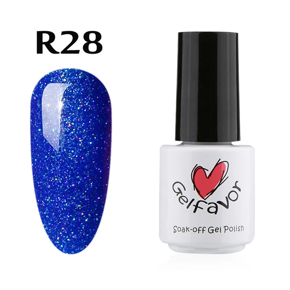 Новый Лучший 14 цветов NailGel favor7ML хамелео Декоративный Лак для ногтей Гель лак УФ