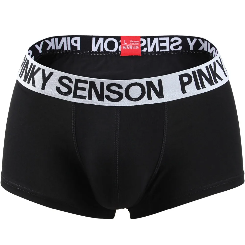 Мужские хлопковые трусы боксеры PINKY SENSON сексуальное нижнее белье для мужчин