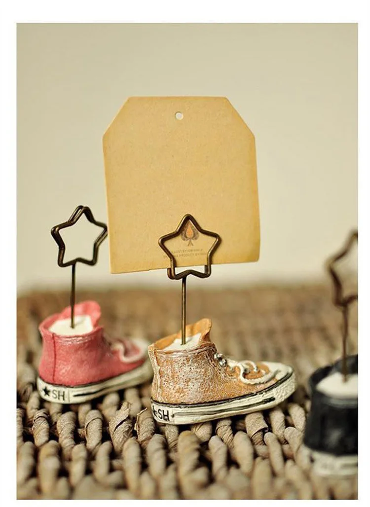 Креативный новый подарок для детей дизайн обуви держатель карт полимерное