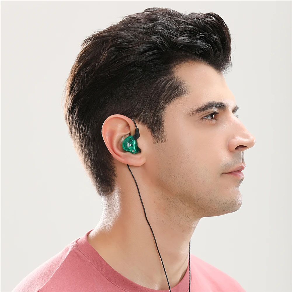 QKZ AK6 ATR HD9 медный драйвер HiFi спортивные музыкальные наушники вкладыши наушники для смартфонов с микрофоном