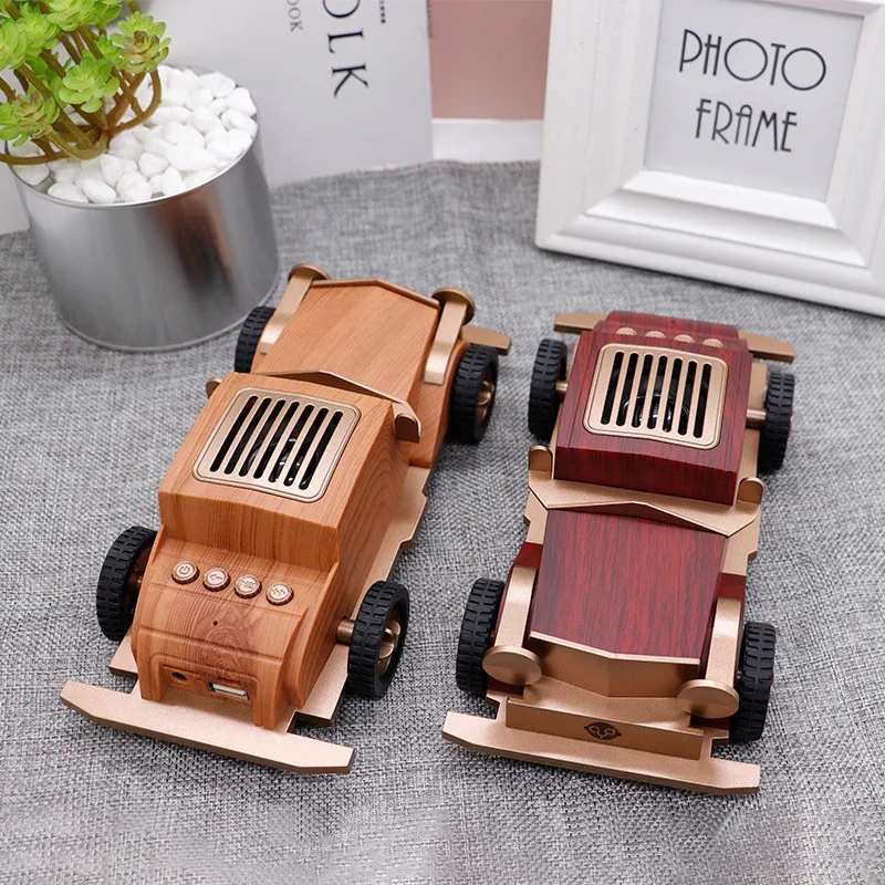 Беспроводной Bluetooth динамик ретро портативный bluetooth Hands free FM USB мини сабвуфер