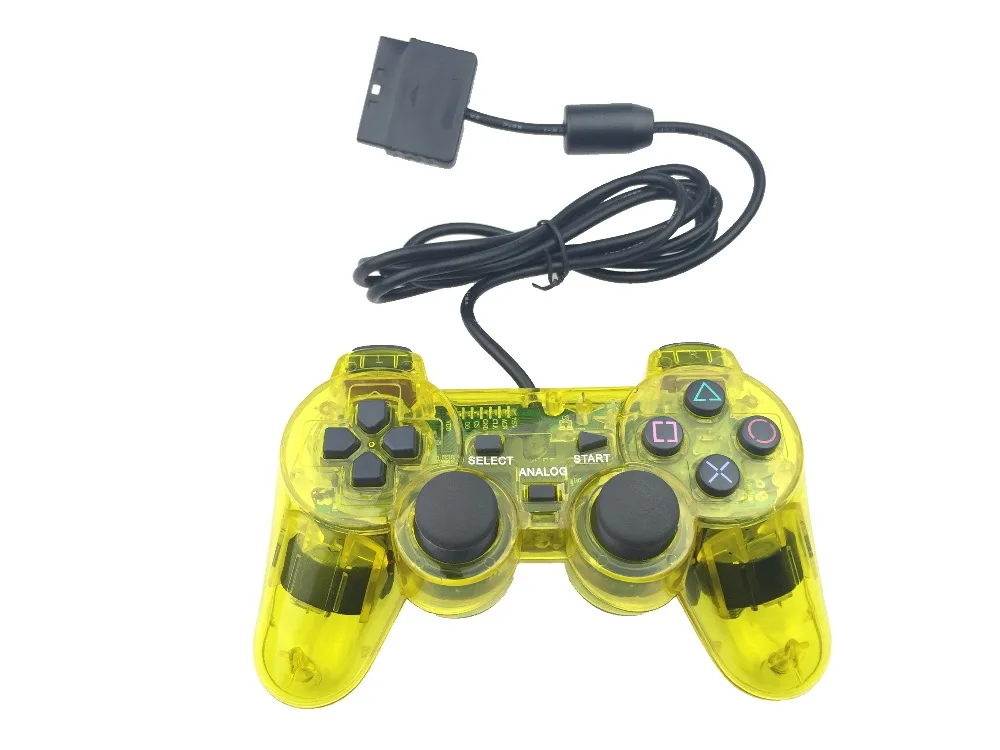 Проводной геймпад для PS2 контроллер playstation 2 вибрации видео игры играть станции sony