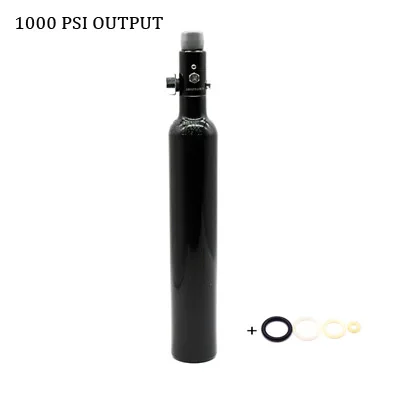 1000psi output PCP Пейнтбол Бак 380CC бутылка 3000PSI CO2 Сода поток цилиндр с регулятором 850/1200/1800/2200psi выход - Цвет: 1000psi output